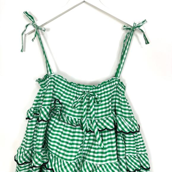 Innika Choo Avens Gingham Tiered Dress - Picture 5 of 11